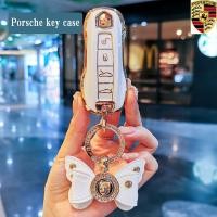 ราคา ปลอกกุญแจรถ Porsche Porsche Cayenne เคสกุญแจสําหรับ Porsche Cayenne/911/718 เคสกุญแจรีโมท (28437511118)