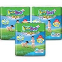 ราคา เบบี้เลิฟ เดย์ แอนด์ ไนท์ แพ้นท์ M 54 ชิ้น Babylove Daynight Pants M 54 (545878763)