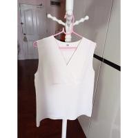 ราคา ยูนิโคล่ เสื้อแขนกุดสีขาว uniqlo (8216625600)