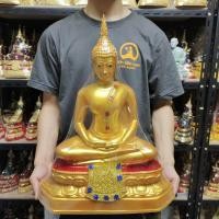 ราคา พระพุทธรูปขนาดหน้าตัก 12 นิ้วปางสมาธิงานโรงน้ำทองประดับกากเพชรสวยงามเหมาะนำไปถวายเพื่อเป็นพุทธบูชาแก่ชีวิต (9679425389)