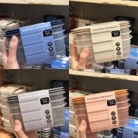 ราคา กล่องเก็บอาหาร 3ไซส์ อเนกประสงค์moshi เซท3ใบ (11513072647)