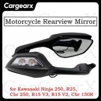 ราคา กระจกมองหลังรถจักรยานยนต์สําหรับ Kawasaki Ninja 250, R25, Cbr 250, R15 V3, R15 V2, Cbr 150R, กระจกมองข้างรถจักรยานยนต์ (24045880587)