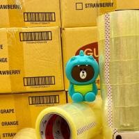 ราคา เทปใส 2 นิ้ว x 100 หลา แพค 6 ม้วน เทปกาวใส สก๊อตเทป เทปปิดกล่อง OPP Clear TAPE เทปกาว #1ในไทย (19446451701)