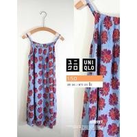 ราคา Uniqlo Kids เดรสสายเดี่ยว ลายดอกทานตะวัน ใส่เที่ยวทะเล / Size S-M มือสอง สภาพดี พร้อมส่ง (55452330233)