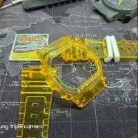 ราคา กรอบสายเยลลี่ทอง Casio G-Shock DW-5600สายนาฬิกา กรอบสายจีช๊อค สายgshock (7924385196)