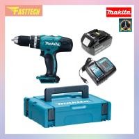 ราคา MAKITA สว่านไร้สายกระแทก 18V. รุ่น DHP453SF1J ( แบต + กล่อง MAKPAC ) (8957411168)