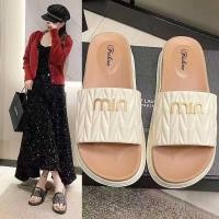 ราคา ฤดูร้อนร้อยรองเท้าแตะนอกสวมใส่สบาย ๆ หนึ่งลื่นแฟชั่นผู้ชายและผู้หญิงคู่รองเท้าแตะ (28883151265)