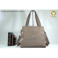 ราคา Lingky กระเป๋าทรงถือ+สะพายข้าง(หูหิ้วสายยาว 12") ไซส์ใหญ่ 13.5" มีทั้งหมด 6 ซิป ใส่ของได้เยอะ (LK-305) (22555151155)