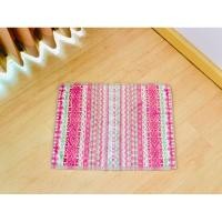 ราคา ผ้าเช็ดเท้า สีชมพูลายกราฟฟิกหลากสี มือสองสภาพดี สินค้าญี่ปุ่น-เกาหลีแท้ (22543805222)