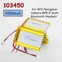 ราคา 1-10 ชิ้น ใหม่103450 แบตเตอรี่ลิเธียมแบบชาร์จได้ 3.7V 2000mAh สำหรับเครื่องนำทาง GPS กล้อง MP5 อีบุ๊ก Blu (41611861801)
