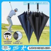 ราคา JUMBO GOLF UMBRELLA ANTI-UV PLAIN FITS 3 PEOPLE NAVY STANDARD SAFE PRIVACY (46906716642)