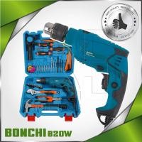 ราคา BONCHI สว่านกระแทก 13 มม. 620w รุ่น BC-13 เจาะไม้ เจาะปูน งาน DIY พร้อมชุดอุปกรณ์ชุดใหญ่ (1520722845)