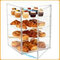 ราคา กล่องเค้ก ตู้โชว์บิสกิตและขนม ตู้โชว์อาหารอะคริลิค ตู้ใส่ขนม มีประตูปิด (45555196033)