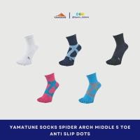 ราคา YAMATUNE ถุงเท้า Spider Arch Middle 5 Toe Anti Slip Dots (43814738812)
