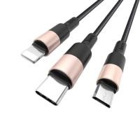 ราคา Hoco X26 ของแท้ 100% สายชาร์จ 3in1 Xpress Charging Cable 2A มี 3 หัว iPhone / Micro/ TypeC / Samsung (2620791370)