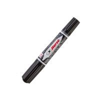 ราคา HORSE ปากกามาร์คเกอร์ รุ่น 2 หัว สีดำ (แพ็ค3ด้าม) (16719289005)