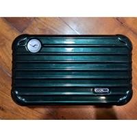 ราคา Rimowa Lufthansa First Class Travel Amenity kit Hard case สีเขียว มีของข้างใน ใหม่ (42123682094)
