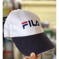 ราคา (ราคาป้าย490) FILA Fusion หมวกแก็ปผู้ใหญ่ มี 2 สี ขาว-กรม , ขาว-ชมพู (9884142403)