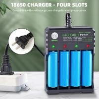 ราคา เครื่องชาร์จถ่าน ที่ชาท 18650 รางชาร์จ 3.7v ตัดไฟเอง รองรับถ่าน 18650 26650 26500 14500 16340 10440 (28709151881)