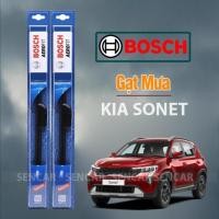 ราคา KIA Sonet ใบปัดน้ําฝนรถยนต์ BOSCH Aerofit ยี่ห้อใบมีดซิลิโคนคุณภาพสูง - ราคา 1 PAIR ขนาด 16" และ 24" (40664552025)
