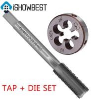 ราคา 2 ชิ้น/เซ็ต 1/2-28 Tap 1/2x28 Die TPI ชุด UNEF HSS ขวามือด้ายเครื่องมือ (27788050576)