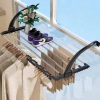 ราคา COD ราวระเบียง ราวแขวนระเบียง ราวตากผ้าระเบียงคอนโด แขวนขอบหน้าต่าง แขวนขอบระเบียง มี 3 ขนาดให้เลือก (29512550045)