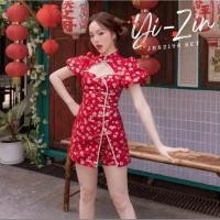 ราคา ของใหม่ ซักเก็บ#JBS2208 A-Muai LittleRuby Dress มินิเดรสกี่เพ้า size m ไซส sชุดจีน กี่เพ้า ตรุษจีน สีแดง ชุดอาหมวย (51705939878)