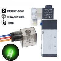 ราคา วาล์วโซลินอยด์ควบคุมความดันอากาศ 4V210-08 1/4 5 ทาง 2 ตําแหน่ง DC12V DC24V AC110V AC220V 5 Way 2 Position ControlAir Gas (49602268117)