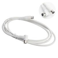 ราคา สายอากาศทีวี สายทีวีคอนโด TV RF Cable สีขาว ยาว 1.5เมตร 3เมตร 5เมตร ใช้ทองแดงบริสุทธิ์ นำสัญญาณได้ดี (29370754463)