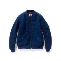 ราคา BAPE Indigo Shark Bomber Jacket (12872765279)