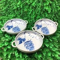 ราคา ถ้วยสองหูลายองุ่น ขนาด 6.5” ราคา 90฿/1ใบ #เซรามิคมือสองญี่ปุ่น (9053162275)