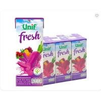 ราคา (6 กล่อง/เเพค) ยูนิฟ น้ำผักผลไม้รวม 30%40% 180 มล. (28419807643)