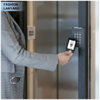 ราคา ที่ใส่บัตรพนักงาน 2 ชิ้น, ซองใส่บัตรพนักงาน PU แนวตั้งพร้อมหน้าต่างใสและสายคล้องคอแบบถอดได้ (44473580139)