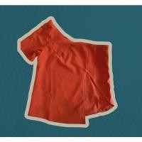 ราคา เสื้อปาดไหล่ มีแขน สีส้ม (17952116131)