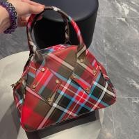 ราคา Vivienne Westwood Classic กระเป๋าถือลายตาราง Saturn มัลติฟังก์ชัน (41409606006)