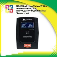 ราคา ZIRCON AX_1000VA/550W Line Interactive UPS/ A.X/ 1000VA/550W/ Digital Display (Tower type) (14693838111)