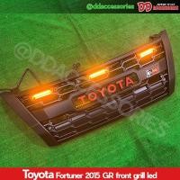 ราคา กระจังหน้า Fortuner 2015 2016 2017 2018 2019 GR logo แดง มีไฟ led bar สวยมาก (24375168582)