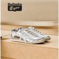 ราคา [ ของแท้ 100%]Onitsuka Tiger MEXICO66 สีเงิน สามารถสวมใส่ได้ทั้งชายและหญิง (52501973819)