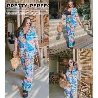 ราคา เซ็ต2ชิ้น ลายทะเล เสื้อเชิ้ตปกฮาวาย+กางเกงกระบอกใหญ่ สดใสกว่านี้ไม่มีแล้ว ซัมเมอร์นี้ต้องจัด พลัสไซส์ สาวอวบ ไซส์ใหญ่ (27831339775)