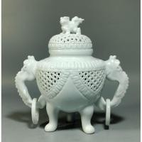 ราคา กำยานกระเบื้องอาริตะ หัวสิงห์ ลายฉลุ (23352728109)