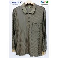 ราคา CAPACCI แท้ เสื้อยืดโปโลแขนยาวสปอต (1904823454)