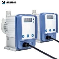 ราคา Electromagnetic Diaphragm Metering Pump Dosing Pump 1-20L/H Acid Chemical Chlorine Metering Dosing (51506665248)