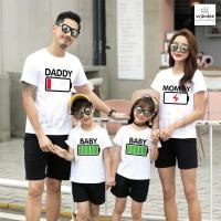 ราคา เสื้อครอบครัว พ่อแม่ลูก มี 18 รายการ cotton 100% เสื้อคู่รัก วันดี wandee (1ตัว) c3 (3707210490)