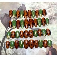 ราคา พร้อมส่ง เล็บเจลสำเร็จรูปพร้อมติด ลายเสือ (มีกาวตะไบแถมให้ในชุด) เล็บปลอมสีเจลแท้100% (44414926266)