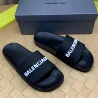 ราคา BALENCIAGA รองเท้าแตะพรีเมี่ยม QUALITY SLIDES MEN MAN LELAKI - 21056 (1) BK WHITE (45707363988)