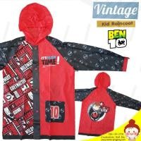 ราคา เสื้อฝนลดแรง เสื้อกันฝนเด็ก ลายลิขสิทธิ์ ลาย BEN10 สีแดง แขนดำ (ฮู๊ดขอบยางยืด) มีกระเป๋าใส่เสื้อ *ปลีก-ส่ง* (2256313038)