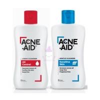 ราคา งานไทยแท้Acne-Aid Liquid Cleanser& Acne-Aid Gentle Cleanser Sensitive Skin 100gจำนวน 1ขวด (29932886614)