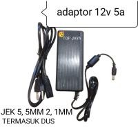 ราคา อะแดปเตอร์ 12V 5A / อะแดปเตอร์ DC 12 โวลต์ 5 Ampere แหล่งจ่ายไฟ (48201692697)