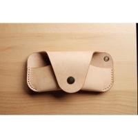 ราคา ซองแว่นตาหนังอิตาลีแท้ กระเป๋าใส่แว่นตาแบบพกพาสีธรรมชาติ (Bone) Jaiboon.s Glasses case (27750281494)