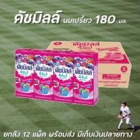 ราคา ยกลัง ดัชมิลล์ นมเปรี้ยว รสเบอร์รี่รวม 180 มล. (48 กล่อง/ลัง) (5404249105)